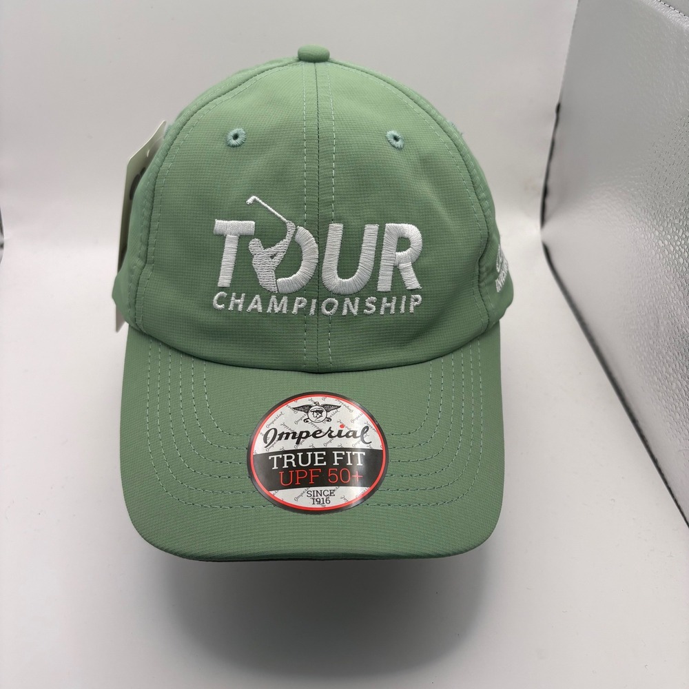 Imperial Tour Championship Golf Hat Green UPF 50+ True Fit X210P-LAU OSFA